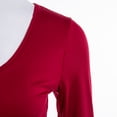 thumbnail image 2 of ZAXARRA Blouse Sport à Manches Longues Coupe Slim pour Femmes, 2 of 5