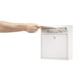 thumbnail image 3 of AdirOffice Medium Ultimate White Interoffice Wall Mounted Mail Box Drop Box, 3 of 9