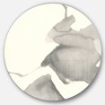 thumbnail image 1 of Designart 'minimal geometric Zen V' Geometric Metal Circle Wall Art, 1 of 3