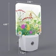 thumbnail image 2 of Fuzoiu Plants and Insects Print Dusk to Dawn LED Night Light with Light Sensor, Energy-Efficient Touch-Safe Night Lamp for Home, Office, and Kids' Rooms-US, 2 of 7
