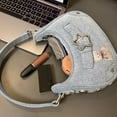 thumbnail image 4 of Y2K Hot Girl Retro Star Girl Bolso Hombro Gama Alta Nicho Ins Bolso Axila Portátil (azul) Azul, 4 of 9