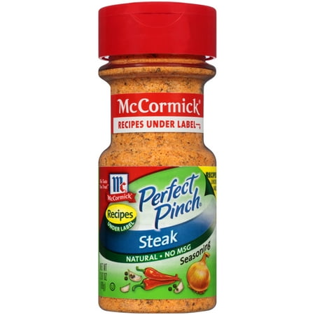 (2 Pack) McCormick Perfect Pinch Broiled Steak Seasoning, 3.87 (Best Steak Seasoning Brand)
