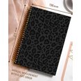 thumbnail image 2 of Notebook de iampanda Spiral Journal, fuerte alambre de doble luz de doble alambre con papel premium para mujeres para mujeres, cheetah 60 sábanas A5 College gobernado Notebook gobernado, perfecto para, 2 of 3