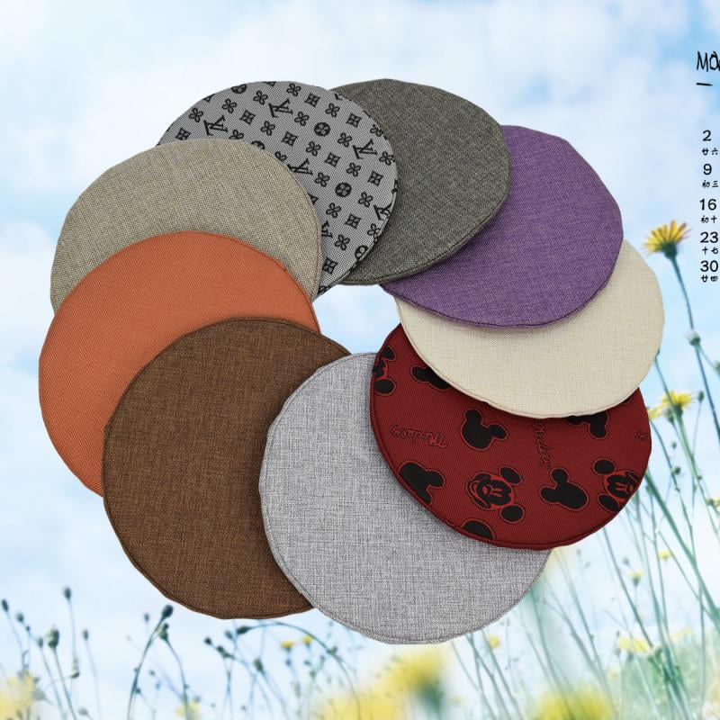 Padded Round Stool Cover Elastic Round Stool Cushion Cover Stretchy