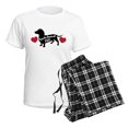 thumbnail image 4 of CafePress - Dachshund Mom Women's Light Pajamas - Women's Short Sleeve Print T-Shirt and Pants Light Cotton Pajama Set, 4 of 7