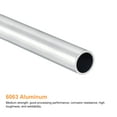 thumbnail image 3 of Uxcell 23mm OD 19mm Inner Dia 400mm Length 6063 Aluminum Tube for Industry DIY Project, 3 of 5