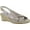 Beige Floral Fabric, variant on Easy Street Maureen Espadrille Slingback Sandals (Women)