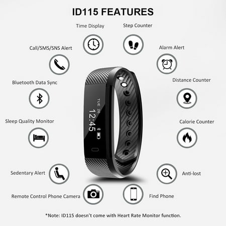IMAGE Fitness Tracker Activity Tracker with Heart Rate Monitor Watch, IP68 Waterproof Smart Wristband with Calorie Counter Watch Pedometer Sleep Monitor for Kids Women