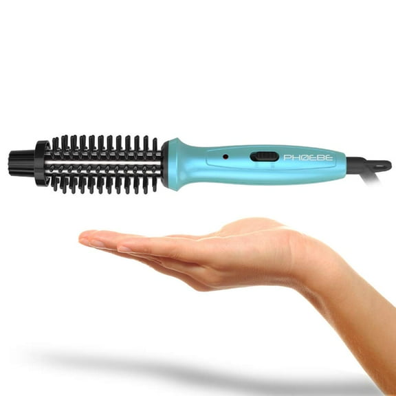 Sea-Maid Curling Iron 3/4 inch Hair Styler Adjustable Temperature Instant Heating Thermal Brush for Curls or Wave,Blue