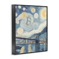 thumbnail image 2 of Stupell Industries Contemporary Crypto Lunar Glow Black Framed Giclee Art, 11 x 14, by Svetlana Aleynikova, 2 of 8