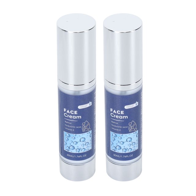 Hombres Crema Facial, Textura Ligera Los Hombres SE Enfrentan Crema Hidratante 2pcs 50 ml de absorción rápida versátil para el curaerpo