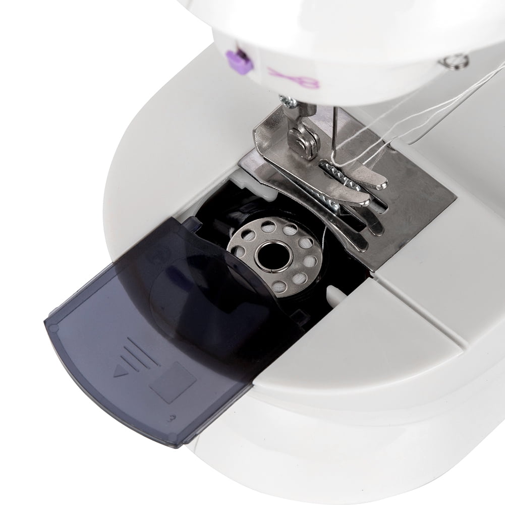 Lowestbest FHSM-202 Sewing Machine with Extension Table, Portable Household Electric Desktop, Multifunctional Seaming Machine, White&Purple Lowestbest FHSM-202 Sewing Machine with Extension Table, Portable Household Electric Desktop, Multifunctional Seaming Machine, White&Purple
