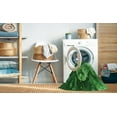 thumbnail image 2 of Ahgly Tapis Rond Lavable en Machine Intérieur Transitionnel Vert Émeraude Profond, 3 Pieds Rond, 2 of 7