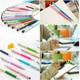 thumbnail image 2 of 20pcs 2 in 1 Stylus Ballpoint Pen, Crystal Diamond Retractable Screen Touch Pen, Bling Capacitive Pens for Smartphones, Note, Tab, Office School Stationery (20 Pen-black ink), 2 of 6