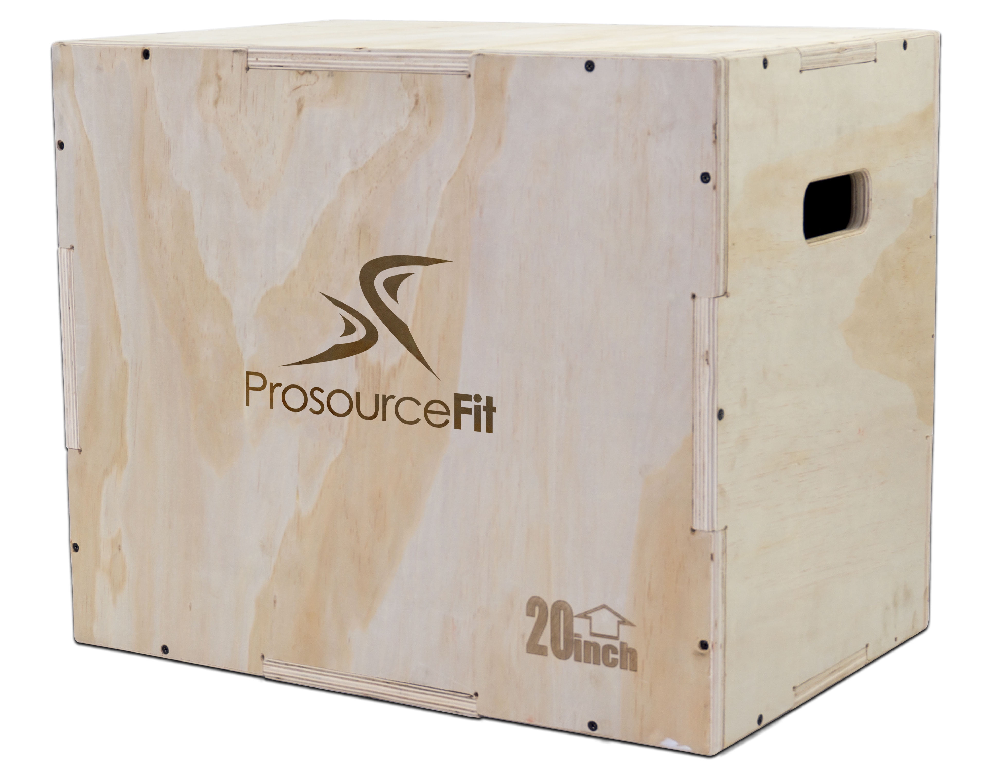 ProsourceFit 3in1 Wood Plyometric Jump Box for CrossFit, Agility