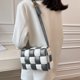 thumbnail image 4 of Bolso cruzado tejido para mujer, bolso de hombro con correa, bolso cuadrado pequeño, 4 of 5