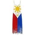 thumbnail image 5 of Philippines Flag Pride Sleeveless Dress Women dresses summer dress for women evening dress woman summer clothes for women, 5 of 6