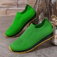 thumbnail image 6 of Hidden Wedge Knit Sneakers for Women, Orthopedic Shoes for Women, Women Wide Width Breathable Walking Comfortable Slip On Sneakers, Non Slip Food Service Lightweight Sneaker, Green 9.5, 6 of 6