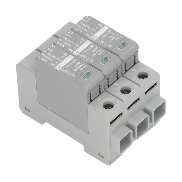 Photovoltaic Surge Arrester Device, Stable Easy To Install 3P Surge Protective Device PC Material For Industry