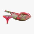thumbnail image 5 of Betsey Johnson Audree Women's Heels Red Green Floral Size 9.5 M, 5 of 8