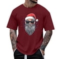 thumbnail image 1 of Tops para hombre, blusas y camisas de manga corta con cuello redondo para hombre, camiseta informal con cuello redondo y estampado para hombre, blusa de manga corta, blusa de poliéster para hombre, 1 of 4