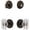 Timeless Bronze, variant on Grandeur 828828 Newport Solid Brass Single Cylinder Keyed Entry Knobset And Deadbolt Combo