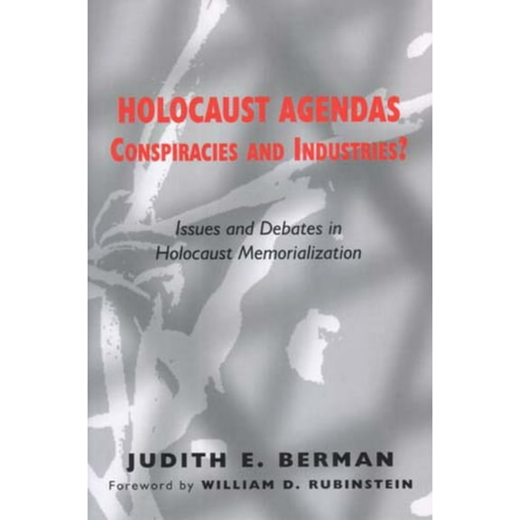 Holocaust Agendas, Conspiracies and Industries?: Issues and Debates in Holocaust Memorialization, (Paperback)
