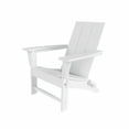 thumbnail image 4 of WestinTrends Ashore All-Weather Poly Lumber Adirondack Chairs, Foldable Modern Farmhouse Design, Outdoor Patio Seating, White, 4 of 11
