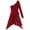 Burgundy, variant on iEFiEL Womens Latin Ballroom Dance Costume Asymmetrical One Shoulder Performance Dance Dresses