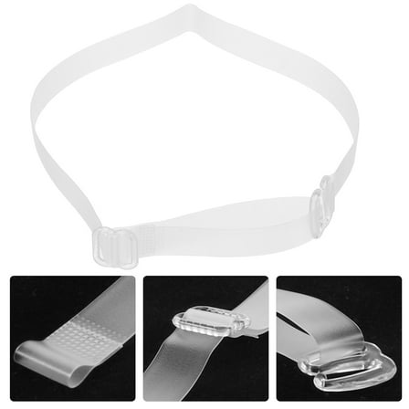 MLINS  5 Pairs Replacement Shoe Straps for Heels Extender Transparent