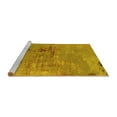 thumbnail image 2 of Ahgly Company Machine Washable Indoor Rectangle Oriental Yellow Industrial Area Rugs, 2' x 4', 2 of 4