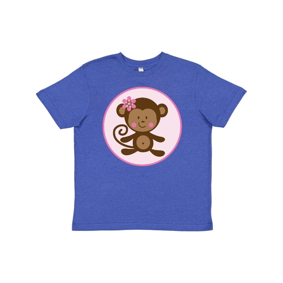 Inktastic Monkey Girl Youth T-Shirt