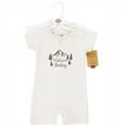 thumbnail image 2 of Touched by Nature Unisex Baby Organic Cotton Rompers, Nature Baby, 6-9 Months, 2 of 4