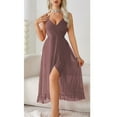 thumbnail image 2 of Womens Nightgowns & Sleepshirts Fashion Long Sleepwear Bridal Lace Chiffon Mesh Sleepwear, 2 of 6