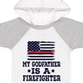 thumbnail image 4 of Inktastic Firefighter Godfather Fireman Boys or Girls Baby Bodysuit, 4 of 5