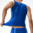 thumbnail image 2 of Men Oil Shiny Stretch Tank Top Sleeveless T-Shirt Sport Gym Running Undershirt, 2 of 10