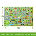 thumbnail image 2 of Non Slip Kids Rug Classroom Rugs Game Play Area Rug Road and Traffic Carpet Super Soft Thick Game Play Area Rug Baby Playroom Mat for Toddler Bedroom Nursery Playroom, 2 of 9