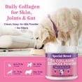 thumbnail image 6 of Premium 5X Collagen Powder for Dogs - Types I, II, III, V & X - Skin, Join, Gut & Coat Support - Collagen Powder with Bamboo & Vitamin C, 180 Scoops 4.28 oz, 6 of 9