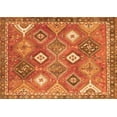 thumbnail image 1 of Ahgly Company Indoor Rectangle Persian Orange Traditional Area Rugs, 8' x 12', 1 of 1