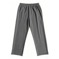 thumbnail image 7 of Men's Jogger Pants Elastic Waist Button Fly Loose Fit Solid Color Casual Sweatpants Lounge Trousers with Pockets, 7 of 7