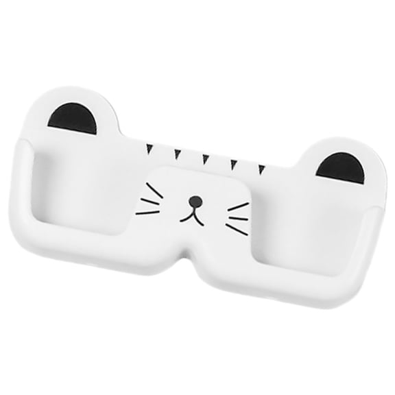 NICEXMAS Back to School Glasses Storage Hanger Eyeglass Organizer White ABS 1Set