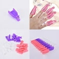 thumbnail image 3 of Plastic Nail Soak Off UV Gel Art Polish Remover Wrap Gelish Clip Cap, 3 of 8