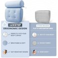 thumbnail image 2 of Almohada de baño Almohada para bañera con 6 ventosas Antideslizantes para Soporte de Cabeza, Cuello y Espalda, Malla de Aire Extra Gruesa y Suave Azul, 2 of 5