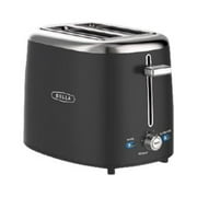 Sensio Bella 14829 - Toaster - 2 slice - 2 Slots - black with stainless steel accents