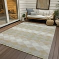 thumbnail image 6 of Addison Rugs Chantille Indoor/Outdoor Transitional Geometric Beige Washable Rectangle Rug, 5' x 7'6", 6 of 6