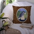 thumbnail image 3 of Carolines Treasures SS1061PW1414 Schnauzer Fabric Decorative Pillow, 14Hx14W, multicolor, 3 of 4