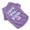 Purple, variant on SPRING PARK Dogs Shirt Pet Clothes, Puppy T-Shirt Cute Letter Printing Cotton Vest Apparel Doggy Shirts Soft and Breathable Outfits for Extra Small Medium Dogs Boy and Girl