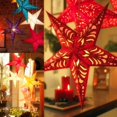 thumbnail image 1 of Pentagram Lampshade Lantern Hanging decor Star Topper Ornament Party, 1 of 1