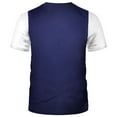thumbnail image 2 of Rebaike Men's Tuxedo Print T-Shirt Faux Suit Graphic Tee All-Over Costume Polyester Shirt, 2 of 7