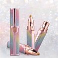 thumbnail image 4 of Portable 2 IN 1 Electric Epilator Eyebrow Trimmer Women's Body Facial Lip Epilator Rechargeable Mini Painless Razor Shave Shaver, 4 of 5